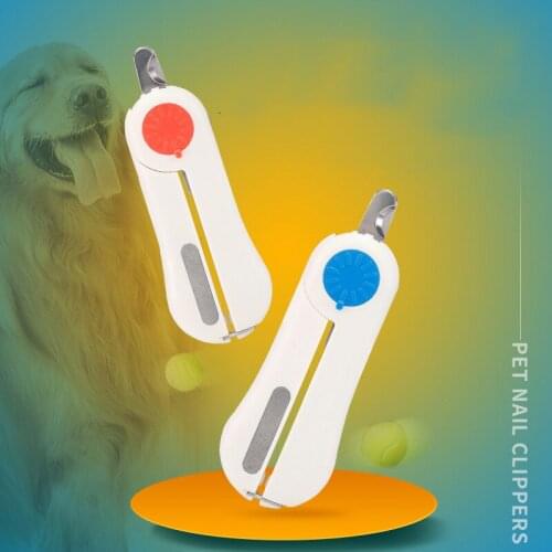 ABS With LED Light Pet Cat Dog Nail Clipper Cutter Stainless Steel Grooming Scissors Clippers Pet Nail Clipper supplies