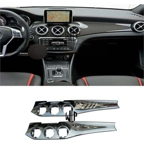 W117 Carbon Fiber Interior Accessories Center console Cover Trim For Mercedes-Benz CLA Class CLA260 CLA250 CLA45 AMG Style