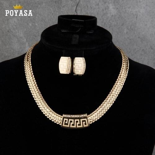 Algerias hot selling accessories wedding jewelry set for women fashion jewelry set copper high quality jewelry set