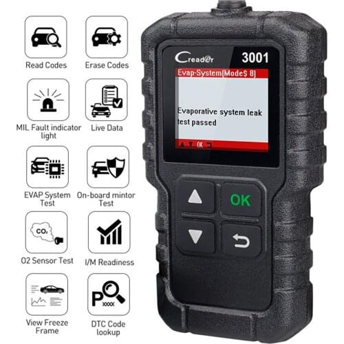 LAUNCH X431 CR3001 Car Full OBD2/EOBD Code Reader Scanner Automotive Professional OBDII Diagnostic Tools Free Update PK ELM327