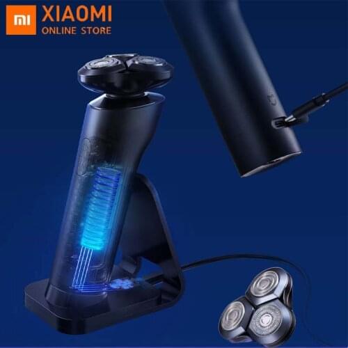 Xiaomi Mijia Electric Shaver Razor S700 Shaving Beard Machine Trimmer Replaceable Ceramic Blade IPX7 Rechargeable For Men