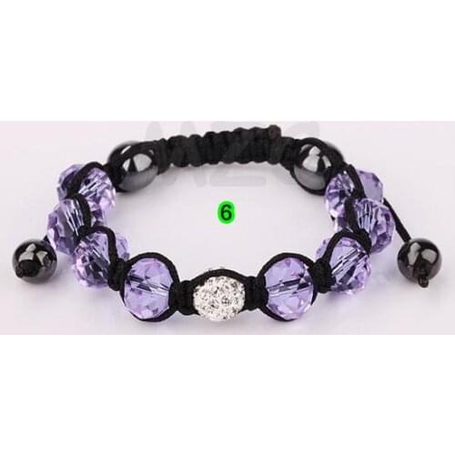 Hot! Free Shipping !10mm BEST micro pave Disco Ball Beads crystal crystal bracelet.white Fasion rhinestone bangle