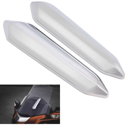 Chrome Motorcycles Windshield Strut Covers Decorative Windscreen Accent Trim For Honda Goldwing GL1800 2018 2019 2020