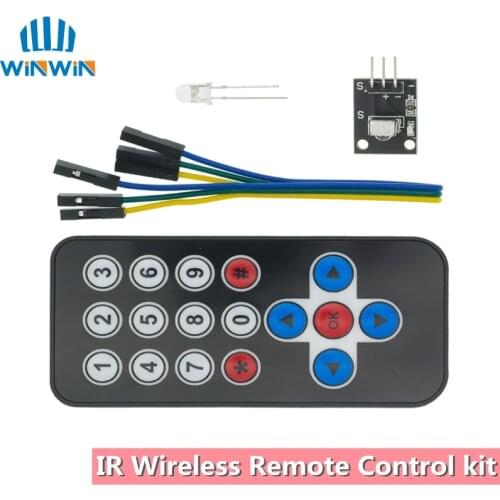 Infrared IR Wireless Remote Control Module Kits DIY Kit HX1838 For Arduino Raspberry Pi