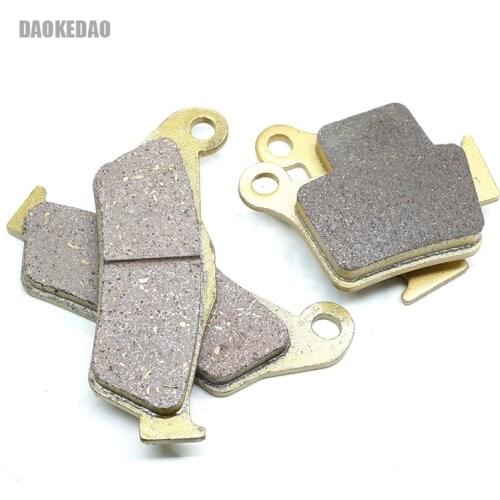 For KTM EXC-F250 EXC-G250 Sixdays EXC-F350 EXC-F450 Racing EXC-G450 EXC-R450 EXC-F500 Front Rear Brake Disc Pads Set Kit