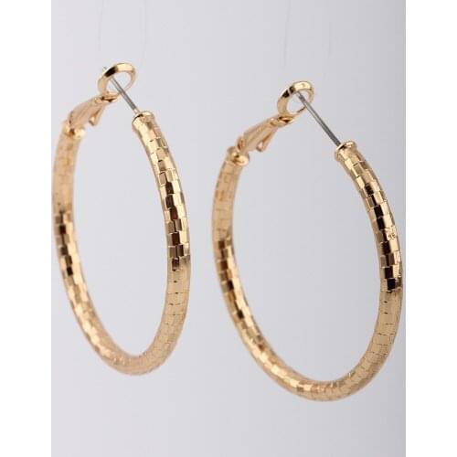 Beadsalnd Cooper Earrings 4CM Diameter Fashion Jewelry Women Gift