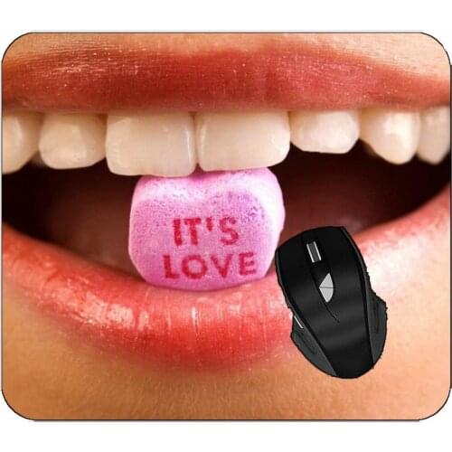 Office Mouse Pad Female Lips Love Non-Slip Rubber Mousepad