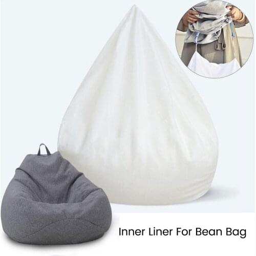 Waterproof Lazy BeanBag Sofas cover Inner Lining (Filling not included )Suitable For Bean Bag Cover Stuffed Animal Toy