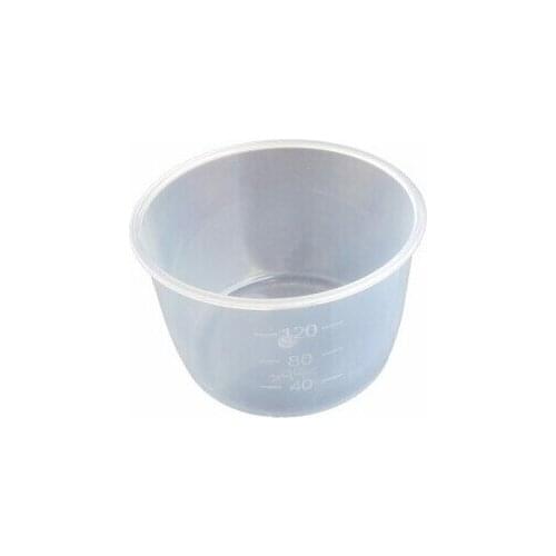 2pcs 120ml Electric Cooker Rice Plastic Measuring Cup Clear White