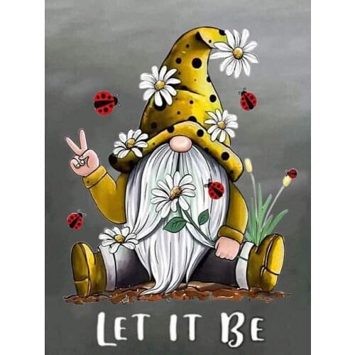 5D DIY square/round Diamond painting Yellow dwarf and flower Cross Stitch Diamond Embroidery Pattern Rhinestone J3108