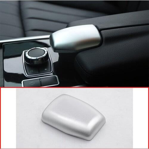 Aluminum Armrest Storage Box Cover For Mercedes Benz E-Class W212 E180 E200 E260L E350 CLS Class 2012-2015 Car Accessories