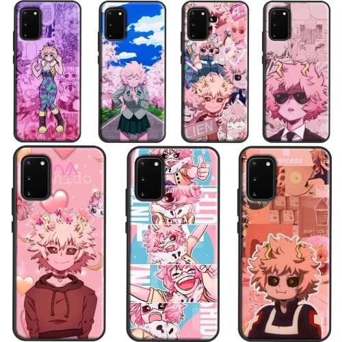 Ashido Mina My Hero Academia Phone Case For Samsung Galaxy S21 S20 Ultra S8 S9 S10 Plus Note 10 Note 20 9 S20 FE Cover