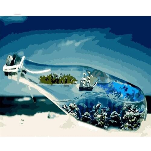 CraftArtGo Painting By Numbers Creative painting On Canvas HandPainted Gift Picture By Number Waterfall Kits Home Decoration