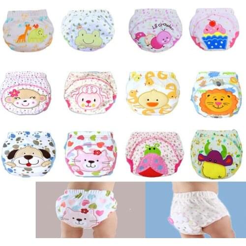 Baby diapers cotton training pants reusable cloth diapers diapers washable babies and children’s underwear diaper replacement