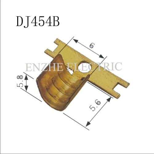DJ454B brass Line card line buckle 1.0-1.5mm2 auto terminal brass Plug-in terminal spring wire connector cable automotive