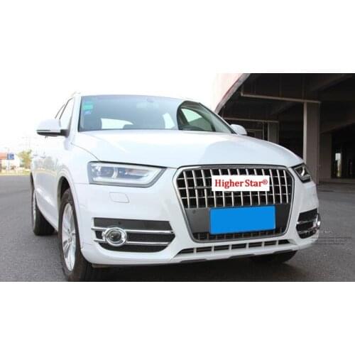 For Audi Q3 2013-2015,ABS Chrome car Front grill decorative trim cover,grill decoration frame