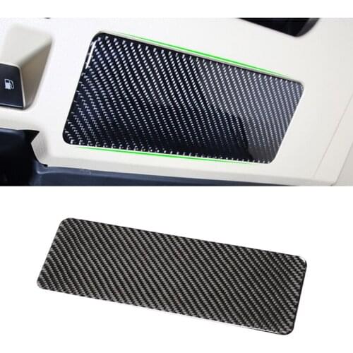 For Toyota Highlander 2015 2016 2017 2018 Car Carbon Fiber Interior Under Steering Wheel Panel Sliver Cover Protective Trim