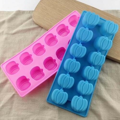 Cake Mold Halloween Pumpkin Shaped Silicone Food Mould Baking Tools for Dessert Candy Mousse Chocolate