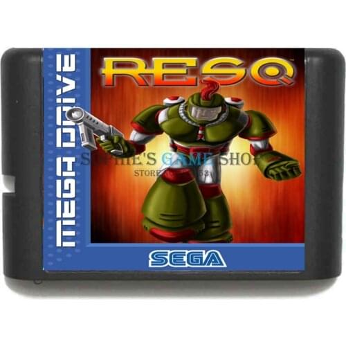 RESQ Game Cartridge Newest 16 bit Game Card For Sega Mega Drive / Genesis System