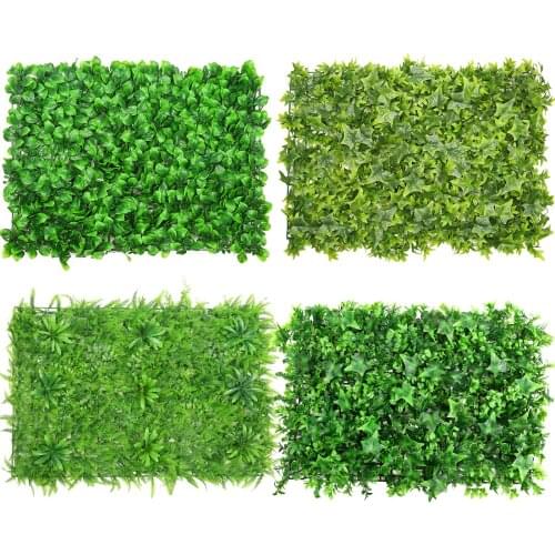 40*60cm Artificial Leaf Garden Fence Screening Roll UV Fade Protected Privacy Artificial Fence Wall Landscaping Ivy Garden Fence