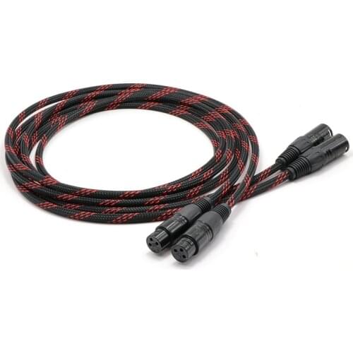 Pair Canare L-4e6s Occ Copper Xlr Balanced Audio Cable 3 Pin 2 Xlr Male To Female Audio Cable