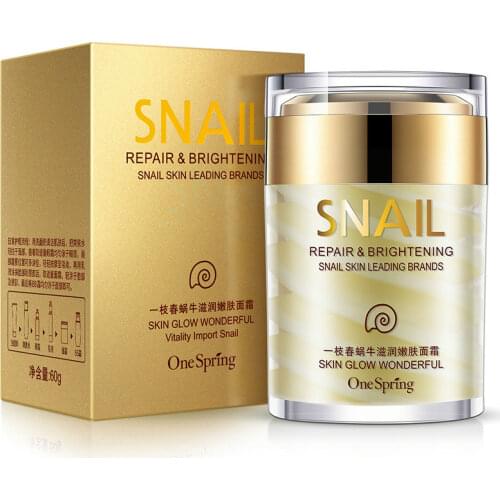 60g Snail Cream Anti Wrinkle and Nourishing Acne Treatment Faical Skin Care Lifting Moisturizer Anti Aging Repair Face Cream