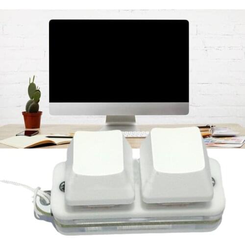 Mini 2-key Mechanical Keyboard One-key Copy And Paste Multiple Key Combinations Custom Shortcut Keys OSU Audio Game Keypad