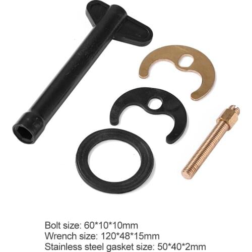 Tap Faucet Fixing Fitting Kit Bolt Washer Wrench Plate Kitchen Basin Tool Plastic Hexagonal Wrench for Repairing Faucets New