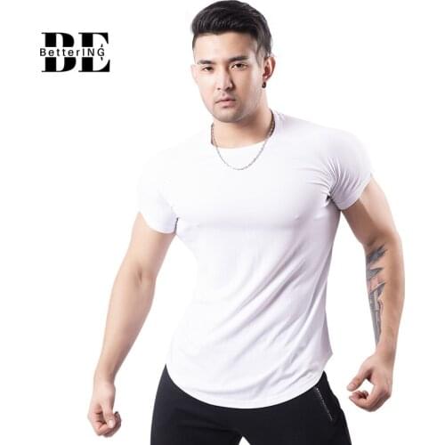 2021 New Fitness Wear Mens Breathable Quick Dry Short Sleeve T-Shirt Outdoor Running Basketball Loose Grid Sports Wear