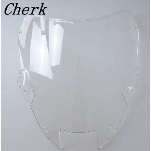 New Clear Motorcycle Windshield Windscreen Double Bubble For Honda VTR1000F VTR1000 Firestorm SuperHawk 1997-2005