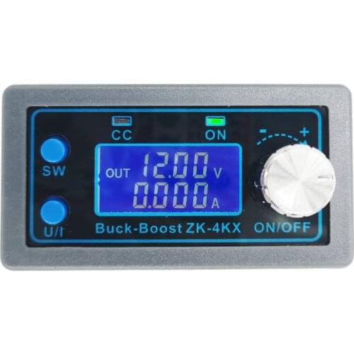 New ZK-4KX DC DC Buck Boost Converter CC CV 0.5-30V 4A 5V 6V 12V 24V Power Module Adjustable Regulated Laboratory Power Supply