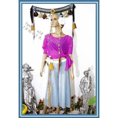 Transparent Thin Belly Dance Bat Sleeve Top CUF08