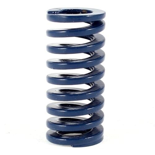 Spring metal helical 35 x 16 x 9 mm Blue