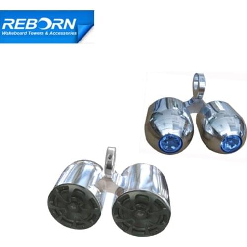 Reborn 6.5'' Wakeboard Tower Twin Speaker with Rear Light