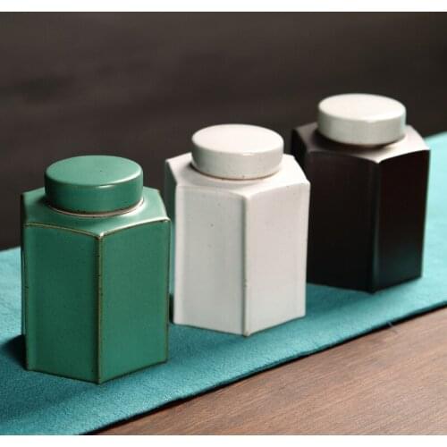 Vintage Kiln Coarse Pottery Tea Cha Cang Non-Sealing Awake Cha Guan Ceramic Pot Chu Cha Guan Tea Storage Pottery Jar tea jars