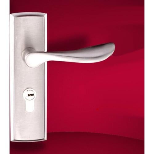 Modern Style Internal Door Handle Packs Latch Lock and Bathroom Door Handles Packs with 3 Keys #1