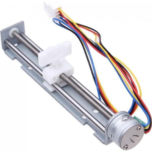1pc 18 Degree Stepper Motor Screw With Nut Slider + 2 Phase 4 Wire of DC 4-9V/500mA Driving Voltage