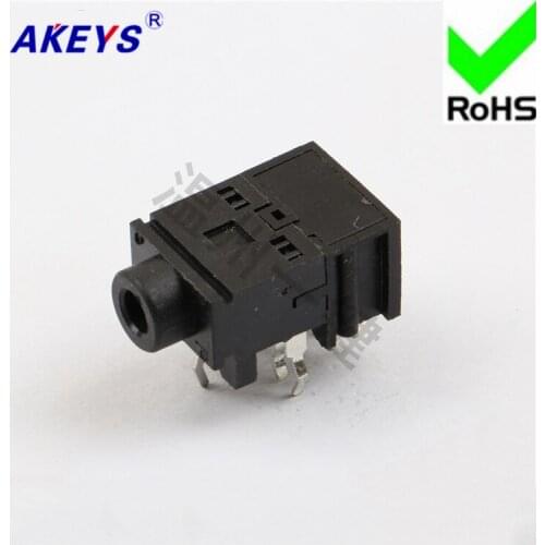 10 pcs PJ-317A headphone socket 3.5 pins 11 feet 4 fixed feet 3.5MM socket mother socket power outlet