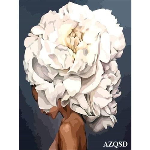 Abstract Beautiful Flower Women Modern Printed 11CT Cross-Stitch Patterns Embroidery DMC Threads work Handmade Different