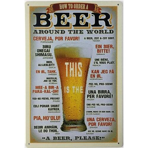 AIDANDAN Bar Rules Tin Sign Sexy Lady Rod Hot Spark Plugs Pin Up Girl Garage Rules Old Design Tin Signs Vintage 20 X 30 cm