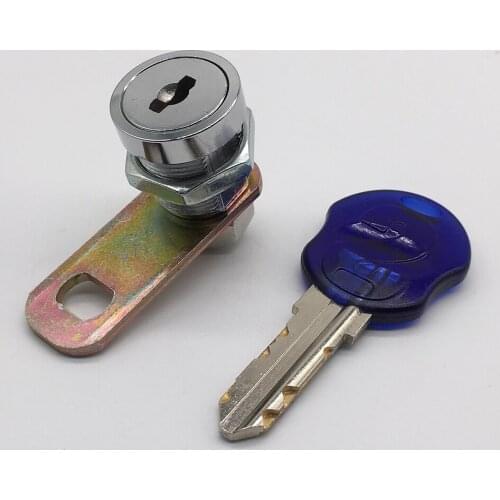 RAYLOCK 5 Pieces 17mm M19 Same Key Code Cylinderical Plastic First Aid Box Door Cam Lock