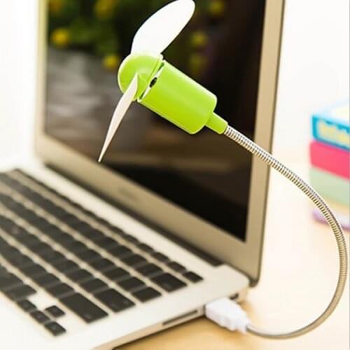 Flexible USB Cooler Hot Sale Fashion Flexible USB Mini Fan Portable Detachable Cooling Fan For PC Laptop Power Bank USB Devices