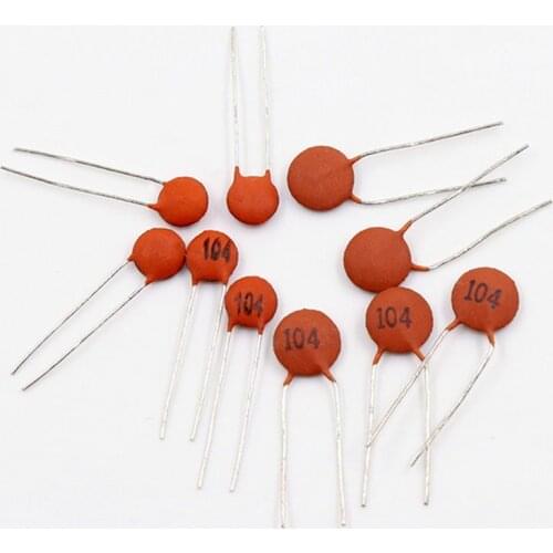 100PCS Ceramic capacitor 50V 102 1000PF 1NF