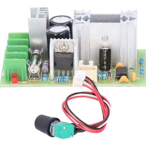 DC10V-60V Motor Speed Controller 12V 24V 36V 48V Drive Module 20A PWM Motor Speed Regulator