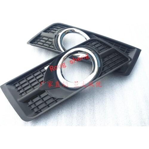 Front Bumper Fog Light Grill Frame Fog lamp Trim Cover Shell Hood Garnish For Cadillac SRX 2010-2016 25778388 25778389