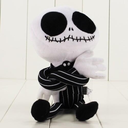 35cm Jack plush doll toy Hot Movie The Nightmare Before Jack cotton soft stuffed cute doll for Christmas gift
