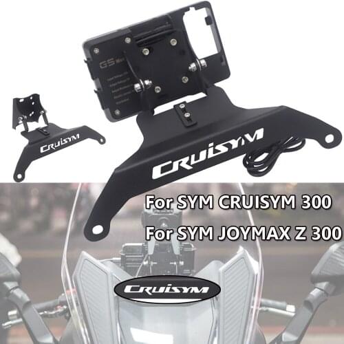 Motorcycle GPS Phone Stand Bracket Holder Navigation Bar For SYM JOYMAX Z 300 2018-2019 CRUISYM 300 Accessories