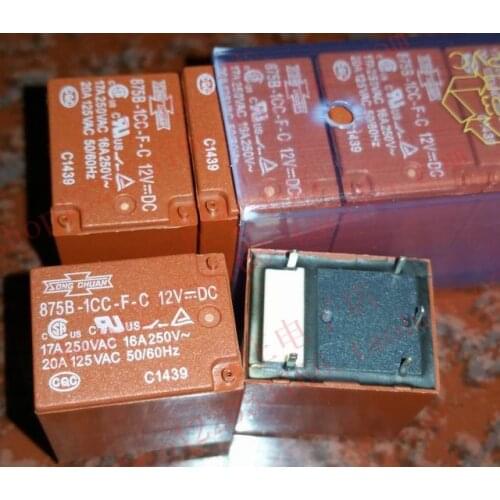 Relays 875B-1CC-F-C 12VDC 22F-1C-12V-17A