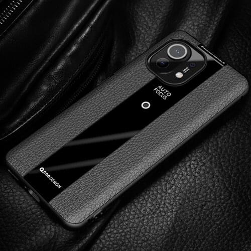 Mi 11 Luxury Carbon Fiber Silicone Phone Case For Xiaomi Mi11 Pro Ultra-thin Non-slip Protection Cover Coque For Mi 11 Ultra