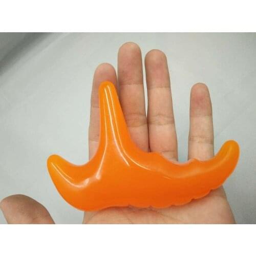 Beeswax Handle Finger Echinacea Cone Acupuncture Stick Foot Massage Tool Lymphatic Health Therapy Care Body